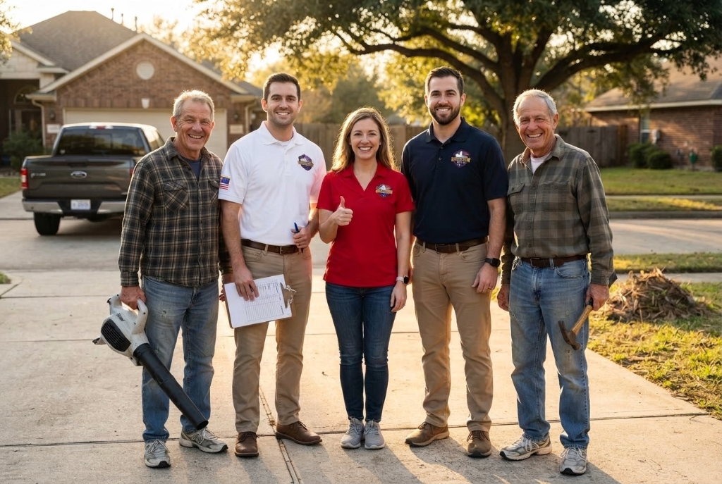 Patriot's Promise team serving veterans in the community
